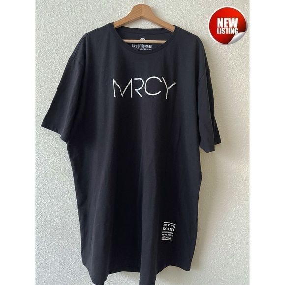 Art of Homage "Mercy" Black T-Shirt  NWOT - Picture 1 of 5